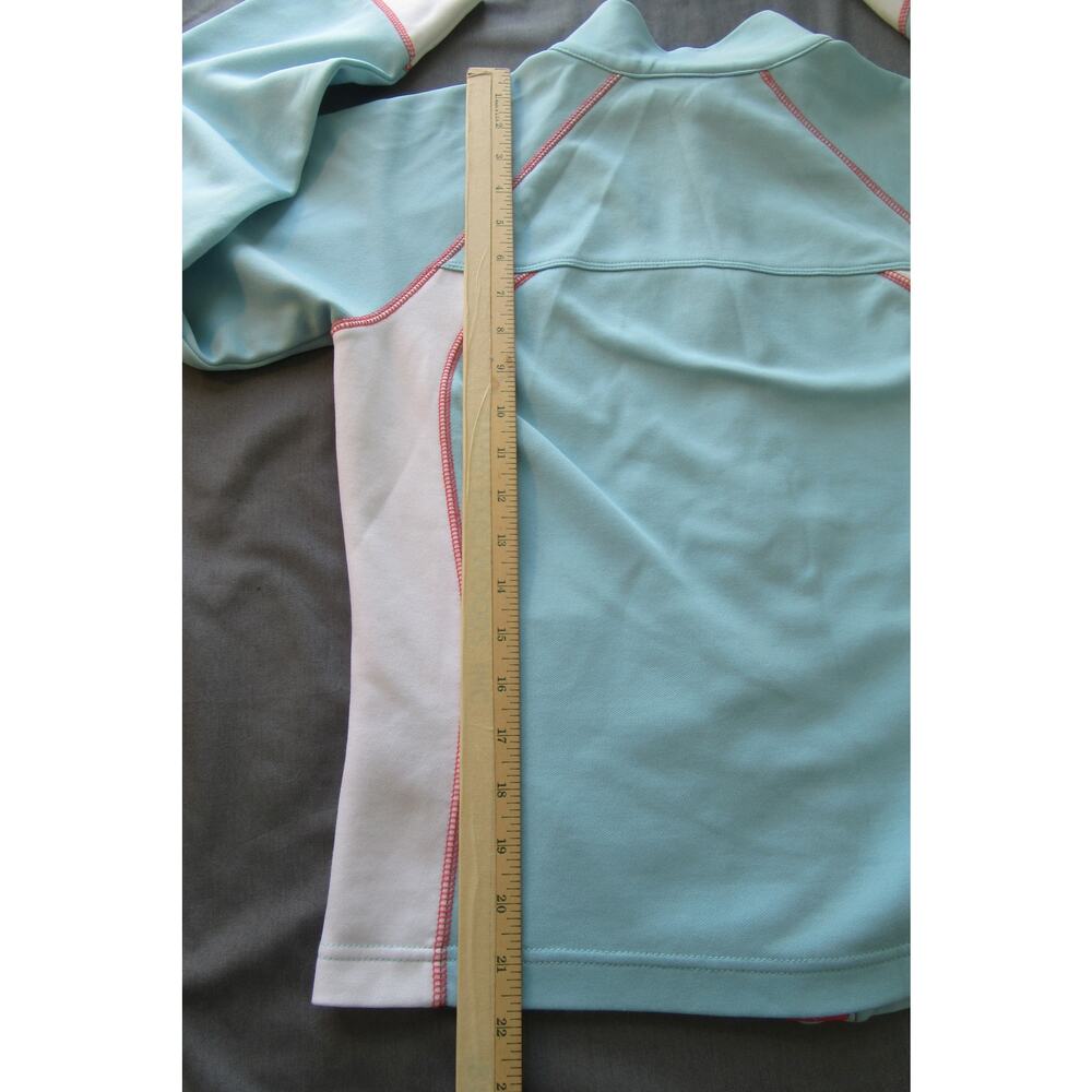 IZOD Movement Women's Full Zip Jacket Blue Tennis Golf Track Long Sleeve Medium - Picture 7 of 8